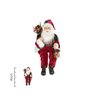 papai noel natal sentado vermelho verde 45cm 80409001 3