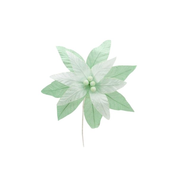 dec flor poinsetia vrd 35cm fl3545 3