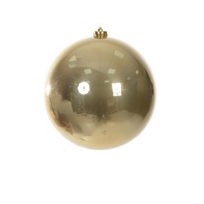 Bola Natalina Perolada Decorativa em Tubo 20cm