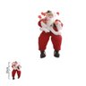 papai noel natal sentado vermelho branco 30cm 83376001 3