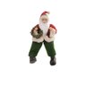 papai noel natal sentado vermelho verde 30cm 83378001 1