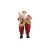 papai noel natal sentado vermelho bege 30cm 83374001 3