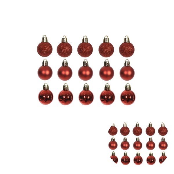 bola misto tubo c15 und vermelho 3cm 81876001 2