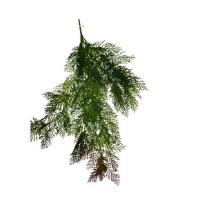 Pendente Artificial Grass Decorativo com Folhagem Realista (Verde Outono) 87cm  