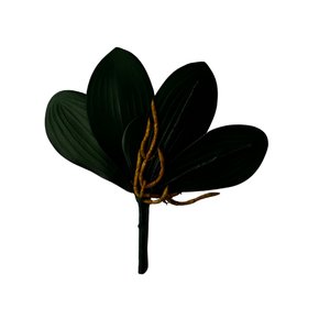 Folha de Orquídea Artificial 21cm