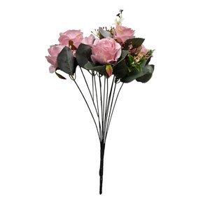Buquê de Rosas Artificiais X7 Pink
