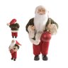 papai noel natal em pe verde vermelho 30cm 1