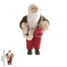 papai noel natal em pe verde vermelho 30cm 3