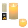 vela led chama dancante plt bege 12x7 5cm 490 2