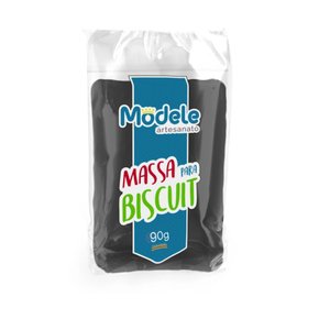  MASSA MODELE PARA ARTESANATO 90g  PRETO