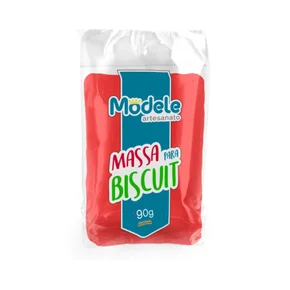 MASSA MODELE PARA ARTESANATO 90g VERMELHO