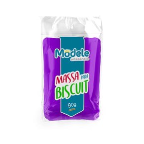  MASSA MODELE PARA ARTESANATO 90g  VIOLETA NEON 