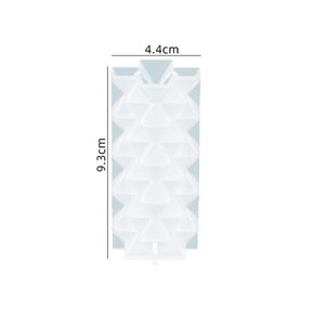 MOLDE DE SILICONE ARTESANAL  FORMATO VELA CILINDRICA 