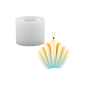 MOLDE DE SILICONE  PARA VELA ARTESANAL FORMATO CONCHA
