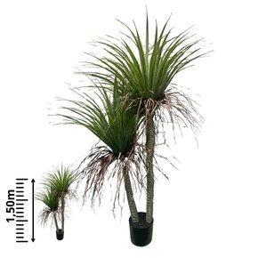 ÁRVORE YUCCA (VERDE) 1,5M ARTIFICIAL DECORATIVA