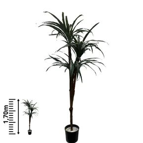  ÁRVORE PALMEIRA 1,7M (VERDE) ARTIFICIAL DECORATIVA