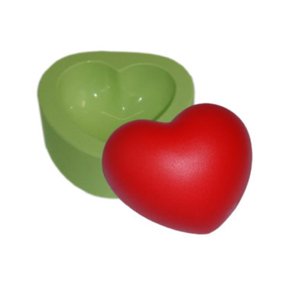 FORMA DE SILICONE PARA SABONETE ARTESANAL FORMATO  CORAÇÃO GORDO