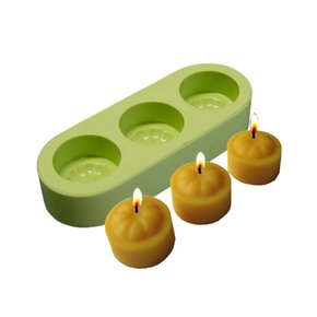 FORMA DE SILICONE PARA SABONETE ARTESANAL FORMATO  VELA RECHAUDS