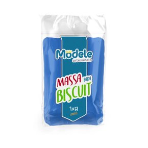 MASSA MODELE PARA ARTESANATO 1KG AZUL ROYAL