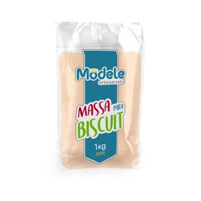 MASSA MODELE PARA ARTESANATO 1KG  LARANJA PEROLADO