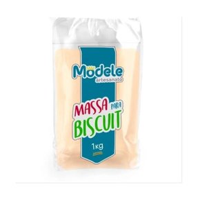 MASSA MODELE PARA ARTESANATO 1KG  PORCELANA