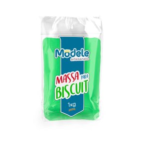  MASSA MODELE PARA ARTESANATO 1KG VERDE CLARO