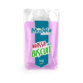 MASSA MODELE PARA ARTESANATO 1KG  VIOLETA PEROLADO