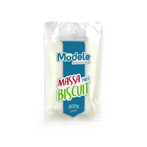 MASSA MODELE PARA ARTESANATO 500g NATURAL