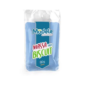 MASSA MODELE PARA ARTESANATO 90g AZUL CLARO