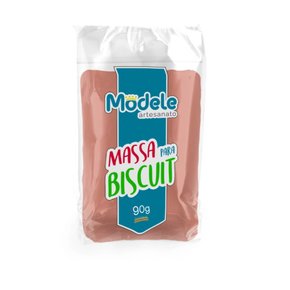 MASSA MODELE PARA ARTESANATO 90g MARROM CLARO