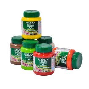  ACRILEX TINTA ACRILICA FOSCA 250ml PARA ARTESANATO