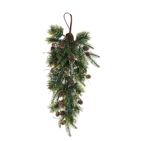 PINGENTE. NATAL C/PINHA (VERDE) 64cm 