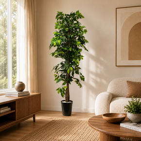 Árvore Ficus Artificial Decorativa 210cm 