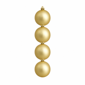 BOLA FOSCA TUBO C/4 UND (DOURADO) 10CM