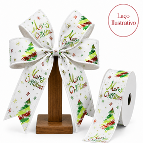 FITA NATALINA MERRY CHRISTMAS - COMP 9.14 M X LARG 6.3 CM