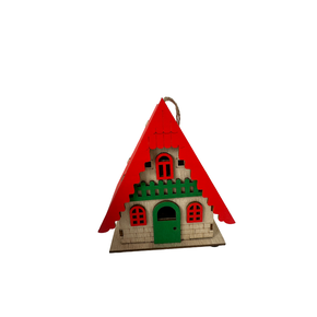ENFEITE NATAL MDF CASA 14CM