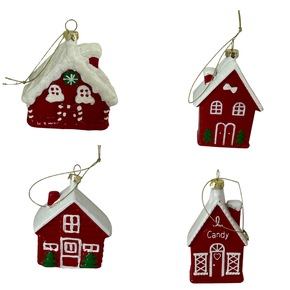 Pingente Casinha Natalina Decorativa