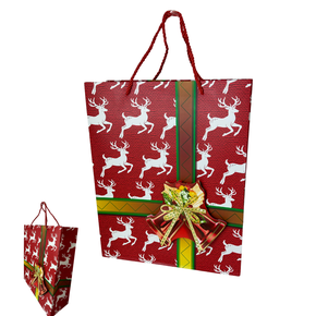 Sacola de Natal para Presente 26x10x32cm